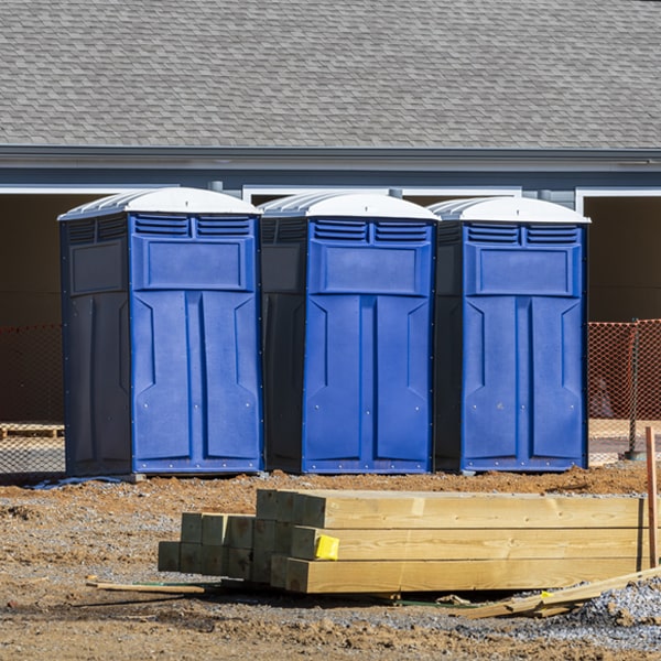 are there different sizes of portable restrooms available for rent in Falmouth VA